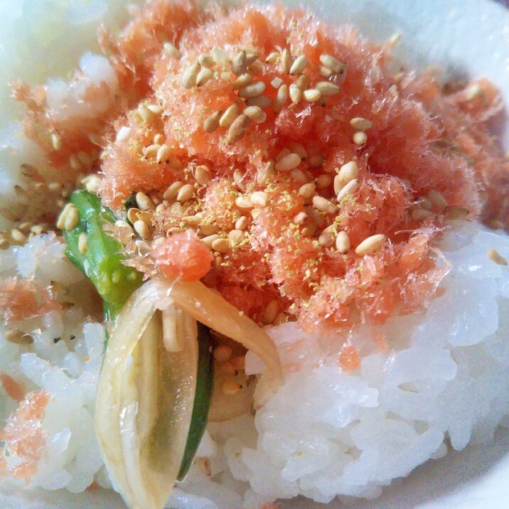 桜でんぶ 野菜の酢漬けご飯 レシピ 作り方 By あけぼのマジック 楽天レシピ 桜でんぶ 野菜の酢漬けご飯 レシピ 作り方 By あけぼのマジック 楽天レシピ